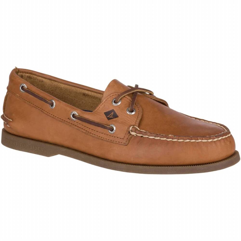 NEW SPERRY men's authentic original boat shoes in tan